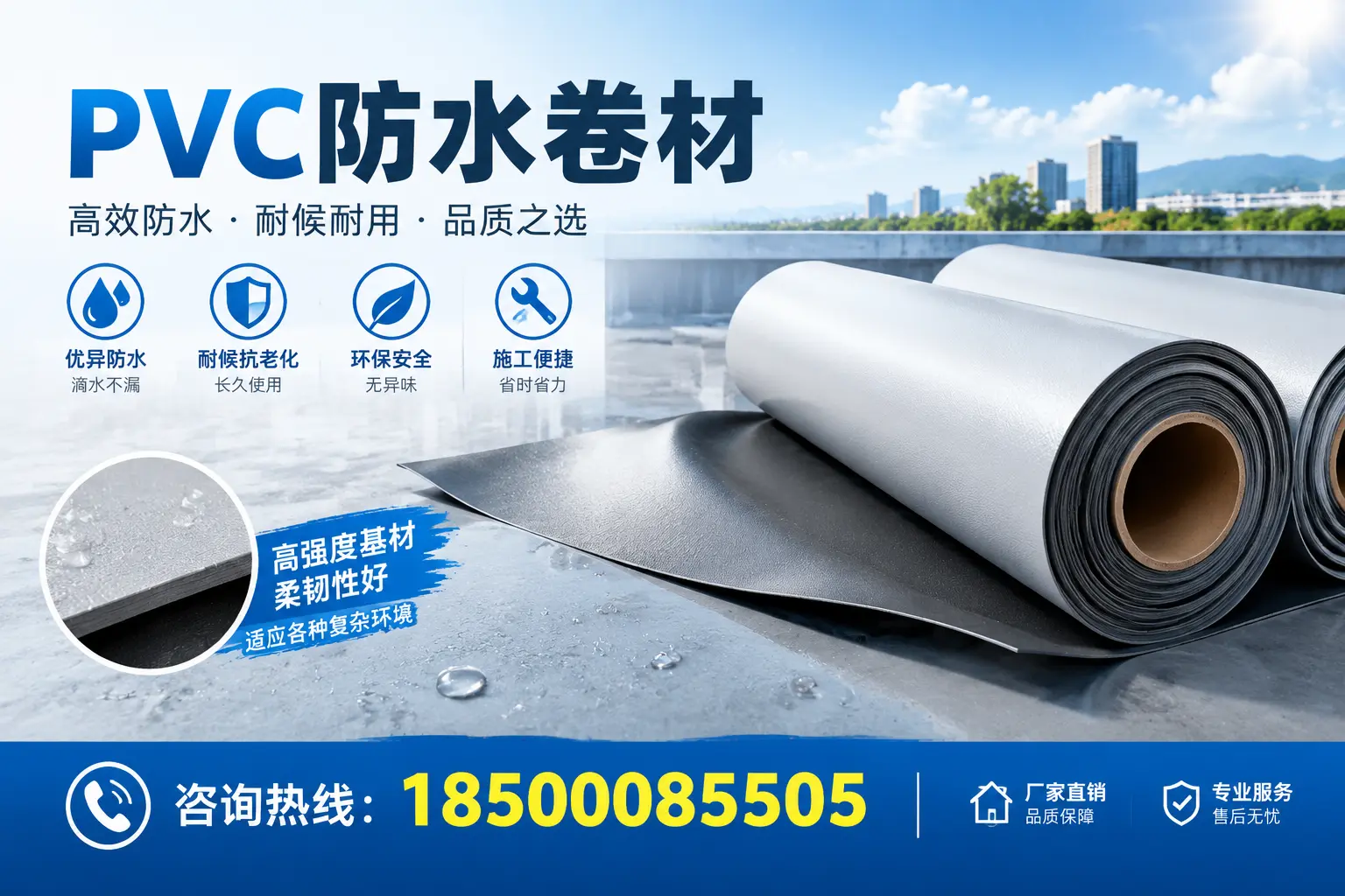 PVC防水卷材的环保特性与可持续发展探讨菏泽